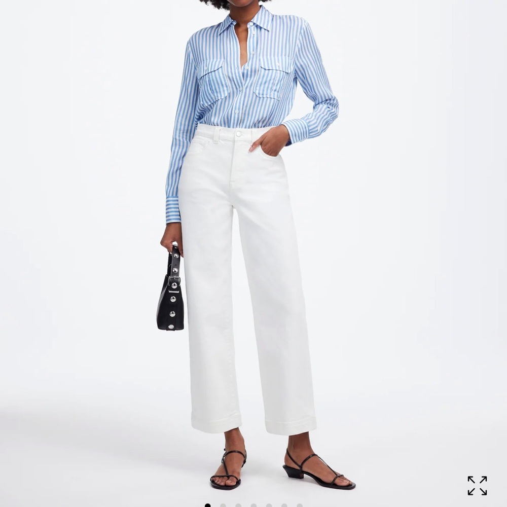 The Perfect Vintage Wide-Leg Crop Jean
